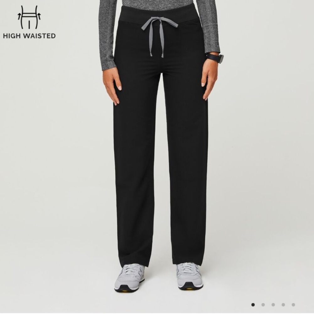 Black Figs High Waisted Livingston Basic Scrub Pants Size Small